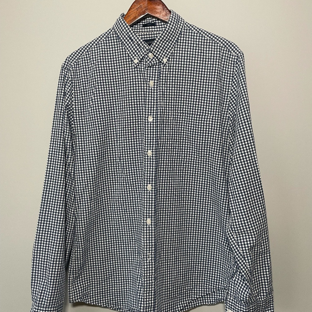 JCREW Casual Dress Shirt - Slim Fit Size Large